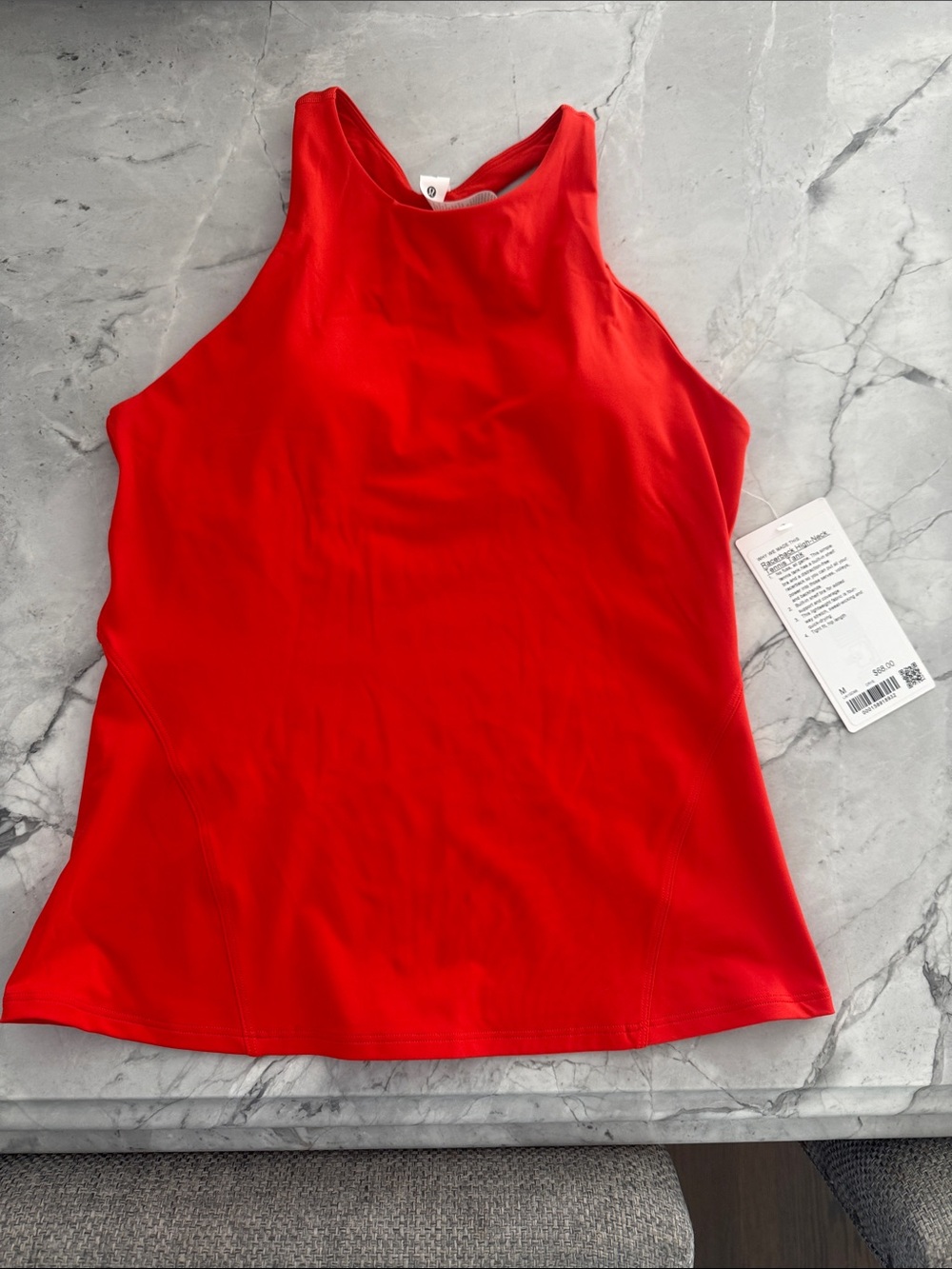lululemon athletica Red Racerback Performance Tank